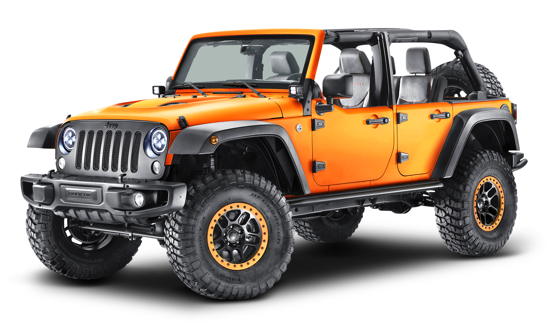 Orange Jeep